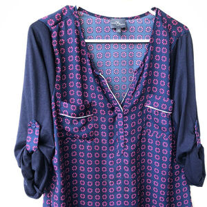 Womens Market & Spruce Top Blouse Medium